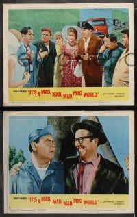 6c302 IT'S A MAD, MAD, MAD, MAD WORLD 8 LCs 1964 Mickey Rooney, Spencer Tracy, many top stars!