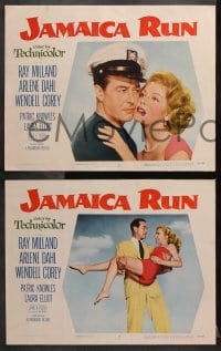 6c306 JAMAICA RUN 8 LCs 1953 Ray Milland, sexy Arlene Dahl & Wendell Corey in the Caribbean!