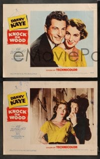 6c328 KNOCK ON WOOD 8 LCs 1954 Melvin Frank & Norman Panama directed, Danny Kaye & Mai Zetterling!