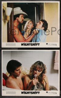 6c649 NIGHT SHIFT 7 LCs 1982 wacky images of Michael Keaton, & Henry Winkler!