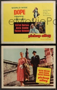 6c429 PICKUP ALLEY 8 LCs 1957 Anita Ekberg, Victor Mature, Howard, this picture is about DOPE!