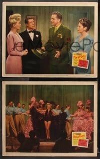6c873 PIN UP GIRL 3 LCs 1944 World War II, great images of sexy Betty Grable, Dorothea Kent!