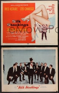 6c498 SILK STOCKINGS 8 LCs 1957 musical version of Ninotchka with Fred Astaire & Cyd Charisse!