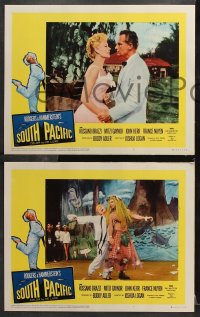 6c506 SOUTH PACIFIC 8 LCs R1964 Ray Walston, Mitzi Gaynor, Rodgers & Hammerstein musical!