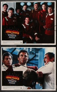 6c514 STAR TREK II 8 LCs 1982 The Wrath of Khan, Leonard Nimoy, William Shatner, Kirstie Alley!