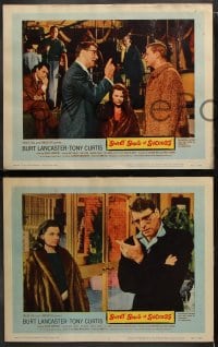 6c692 SWEET SMELL OF SUCCESS 6 LCs 1957 Tony Curtis as Sidney Falco w/Barbara Nichols & David White