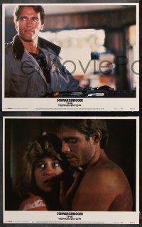 6c539 TERMINATOR 8 LCs 1984 James Cameron, Arnold Schwarzenegger, Michael Biehn, Linda Hamilton!