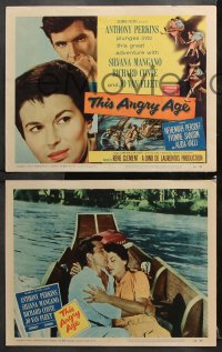 6c549 THIS ANGRY AGE 8 LCs 1958 Anthony Perkins & Silvana Mangano, directed by Rene Clement!