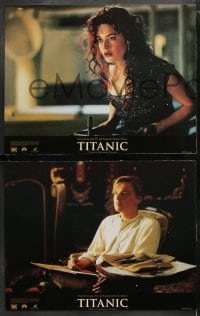 6c012 TITANIC 10 LCs 1997 Leonardo DiCaprio, Kate Winslet, James Cameron!
