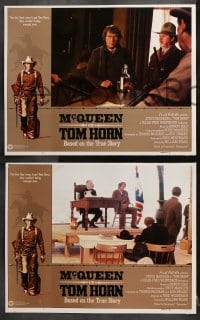 6c739 TOM HORN 5 int'l LCs 1980 see Steve McQueen before he sees you, Linda Evans!