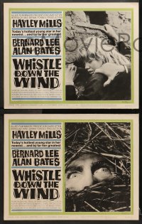 6c742 WHISTLE DOWN THE WIND 5 LCs 1962 Bernard Lee, Hayley Mills, directed by Bryan Forbes!