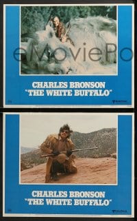 6c594 WHITE BUFFALO 8 LCs 1977 Charles Bronson as Bill Hickok, Will Sampson, Kim Novak!