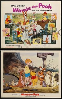 6c743 WINNIE THE POOH & THE BLUSTERY DAY 5 LCs 1969 Christopher Robin, Tigger, Piglet, Eeyore & friends