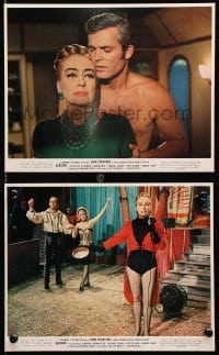6d223 BERSERK 2 color 8x10 stills 1967 crazy Joan Crawford, sexy Diana Dors, Ty Hardin in the circus!