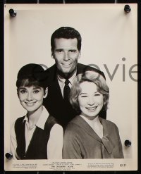 6d769 CHILDREN'S HOUR 5 8x10 stills 1962 Audrey Hepburn, James Garner & Shirley MacLaine profile!