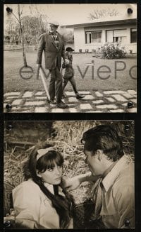 6d848 CIRCUS WORLD 4 8x10 stills 1965 Claudia Cardinale, John Wayne is wild across the world!