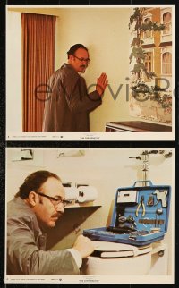 6d217 CONVERSATION 3 8x10 mini LCs 1974 Gene Hackman is an invader of privacy, Francis Ford Coppola
