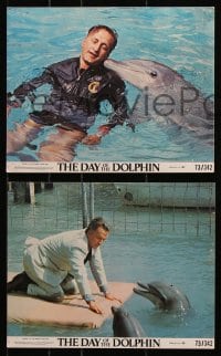 6d693 DAY OF THE DOLPHIN 6 8x10 mini LCs 1973 George C. Scott, Trish Van Devere, Mike Nichols