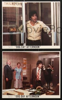 6d136 DOG DAY AFTERNOON 8 8x10 mini LCs 1975 Al Pacino, Durning, Lumet bank robbery crime classic!