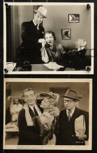 6d785 HARRY LANGDON 5 from 7.75x9.25 to 8x10 stills 1930s-1960s the star from a variety of roles!