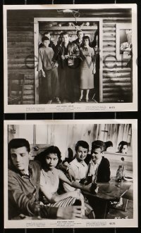 6d788 HIGH SCHOOL CAESAR 5 8x10 stills 1960 teen gangster had more rackets than Al Capone!