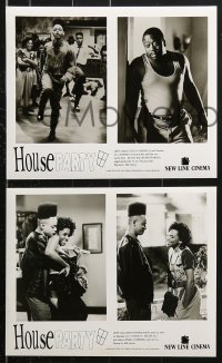 6d707 HOUSE PARTY 6 8x10 stills 1990 Reginald Hudlin, wacky images of Kid 'n' Play, Martin Lawrence!