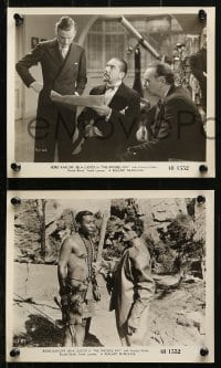 6d505 INVISIBLE RAY 10 8x10 stills R1948 great images, few with Boris Karloff, Bela Lugosi!