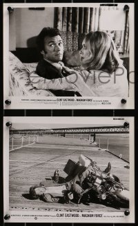 6d933 MAGNUM FORCE 3 8x10 stills 1973 Clint Eastwood as Dirty Harry, top cast, great images!