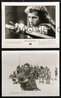 6d351 MEL GIBSON 17 8x10 stills 1980s-1990s Braveheart, Mad Max, Bounty, Year of Living Dangerously!