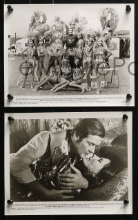 6d353 OCTOPUSSY 17 8x10 stills 1983 sexy Maud Adams & Roger Moore as James Bond, great images!