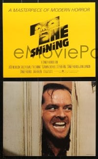 6d114 SHINING 9 8x10 mini LCs 1980 Stephen King & Stanley Kubrick, Jack Nicholson, Shelley Duvall!