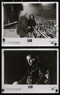6d573 U2 RATTLE & HUM 9 8x10 stills 1988 Irish rockers, all director Phil Joanou candids!