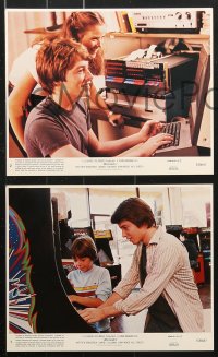 6d183 WARGAMES 8 8x10 mini LCs 1983 Matthew Broderick plays video games to start WWIII, Ally Sheedy!