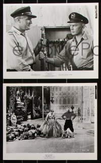 6d679 YUL BRYNNER 7 8x10 stills 1950s-1980s from The King and I, Morituri and more!