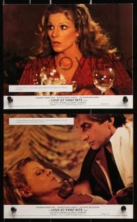 6d091 LOVE AT FIRST BITE 6 color English FOH LCs 1979 images of George Hamilton as Dracula!
