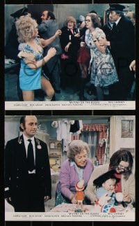 6d096 MUTINY ON THE BUSES 3 color English FOH LCs 1972 Hammer, wacky Reg Varney with sexy ladies!