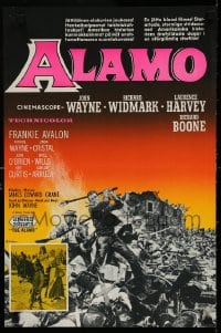 6f220 ALAMO Finnish 1961 John Wayne & Richard Widmark in the War of Independence by R. Kanz!