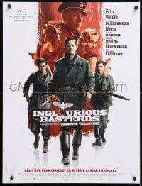 6f554 INGLOURIOUS BASTERDS French 16x21 2009 Quentin Tarantino, Brad Pitt, Waltz, Roth, top cast!