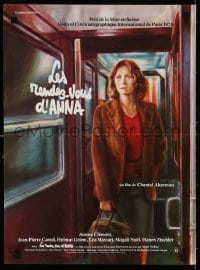6f565 MEETINGS OF ANNA French 15x21 1978 Aurore Clement, Chantal Akerman's Les rendez-vous d'Anna!