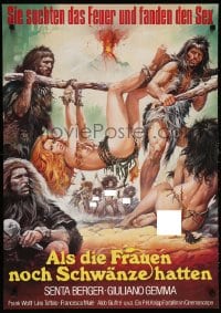 6f058 WHEN WOMEN HAD TAILS German R1979 Pasquale Festa Campanile, sexy prehistoric Senta Berger!