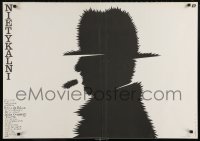 6f444 UNTOUCHABLES Polish 27x38 1987 Brian De Palma, art of man in hat by Mieczyslaw Wasilewski!