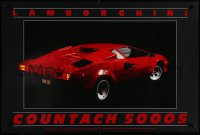 6g310 LAMBORGHINI 24x36 commercial poster 1984 great image of the Countach 5000s, pure sex!