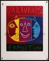 6g317 PABLO PICASSO 20x25 commercial poster 1999 bull and people by the artist, Vallauris!