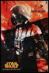 6g324 REVENGE OF THE SITH red style 24x36 English commercial 2005 Star Wars Episode III, Vader!