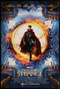6g667 DOCTOR STRANGE advance DS 1sh 2016 sci-fi image of Benedict Cumberbatch in the title role!