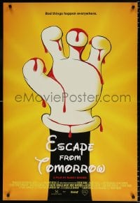 6g678 ESCAPE FROM TOMORROW DS 1sh 2013 bad things happen everywhere, bloody mouse hand!