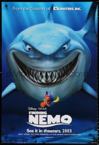 6g687 FINDING NEMO advance DS 1sh 2003 best Disney & Pixar animated fish movie, Bruce!