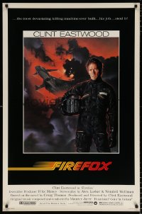6g689 FIREFOX 1sh 1982 cool C.D. de Mar art of the flying killing machine & Clint Eastwood!