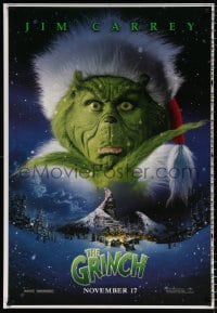 6g556 GRINCH printer's test teaser 1sh 2000 Jim Carrey, Ron Howard, Dr. Seuss' classic Christmas story!