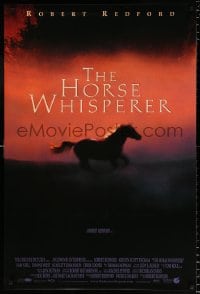 6g723 HORSE WHISPERER DS 1sh 1998 star & director Robert Redford, cool running horse image!